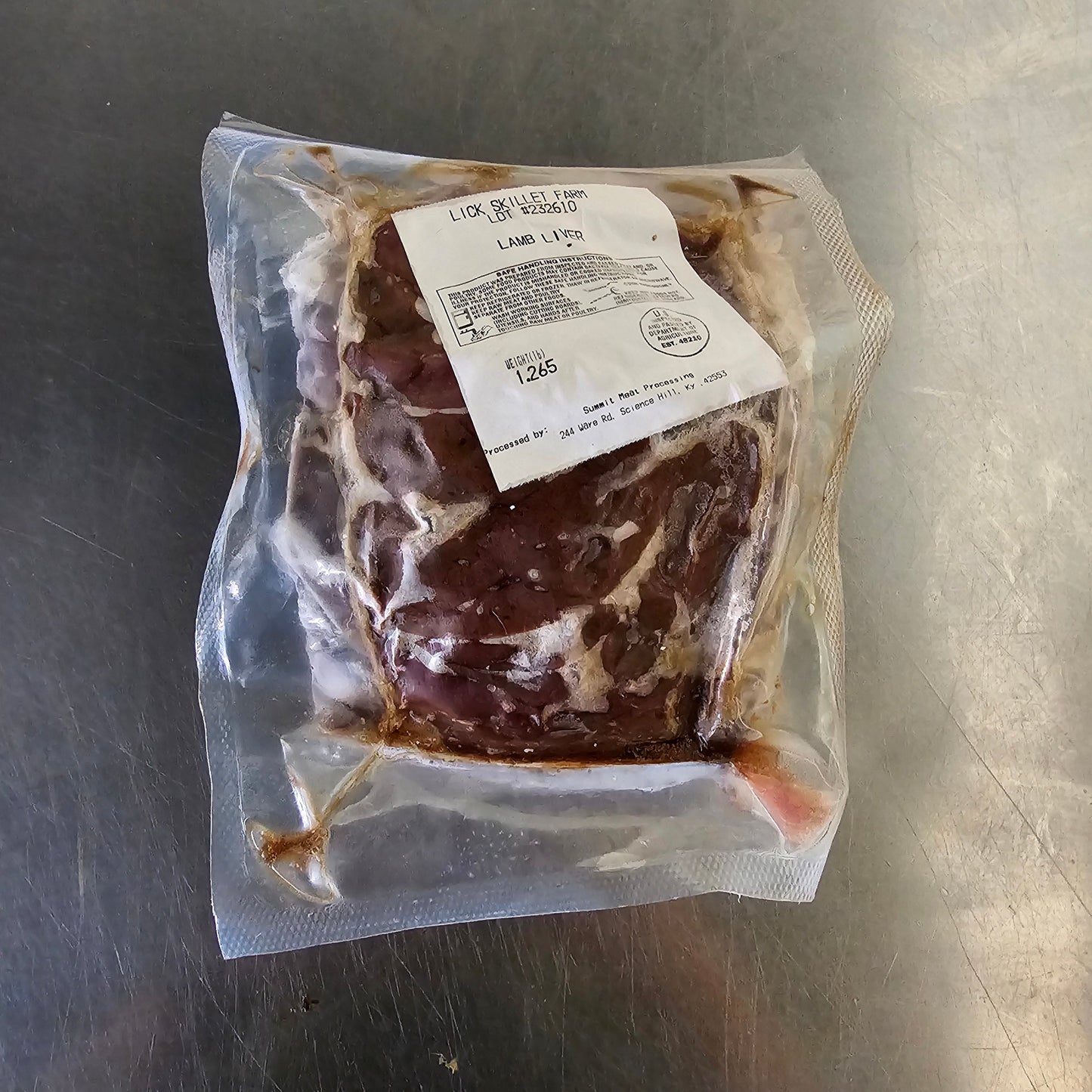 Lamb Liver (Fresh Frozen)