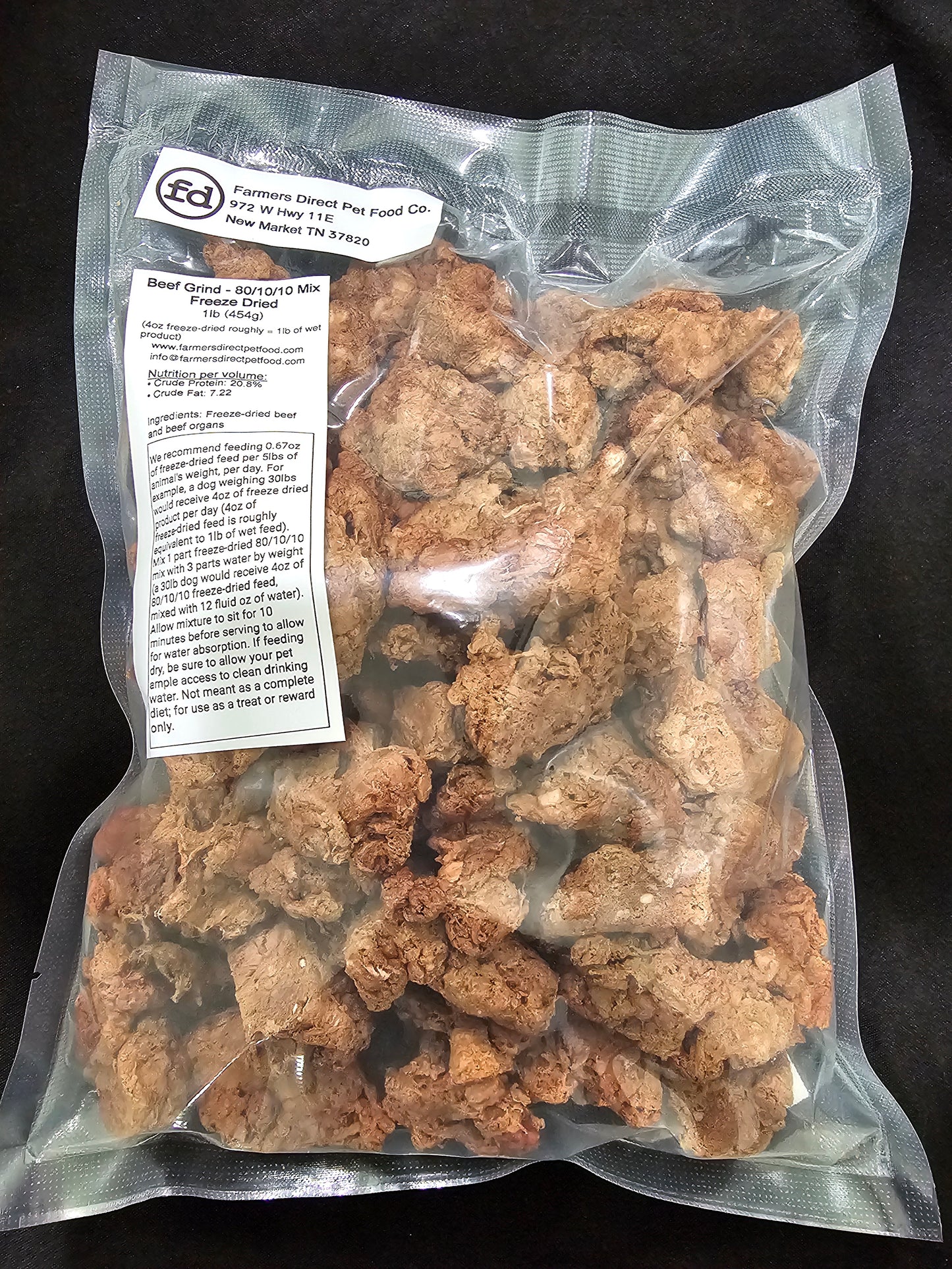 Beef Grind LARGE PACK (Freeze-Dried)