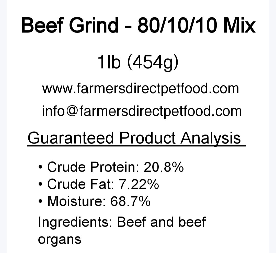 Beef Grind (Fresh Frozen)