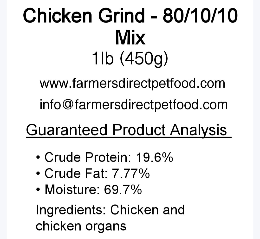 Chicken Grind (Fresh Frozen)
