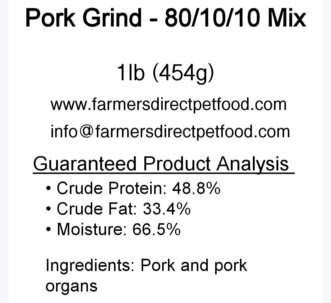 Pork Grind (Fresh Frozen)